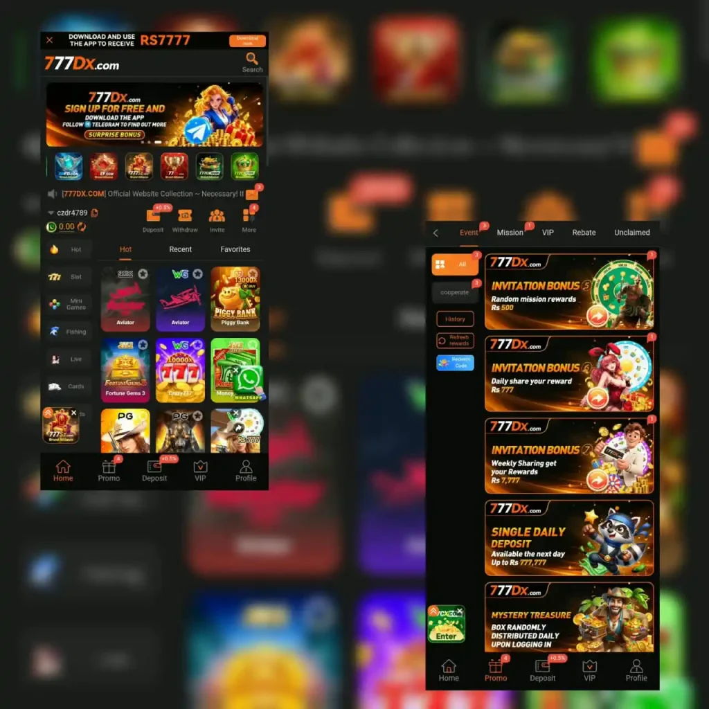 777DX game