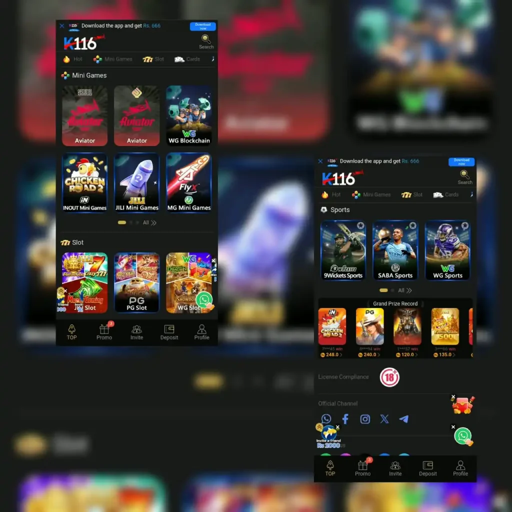 K116 game